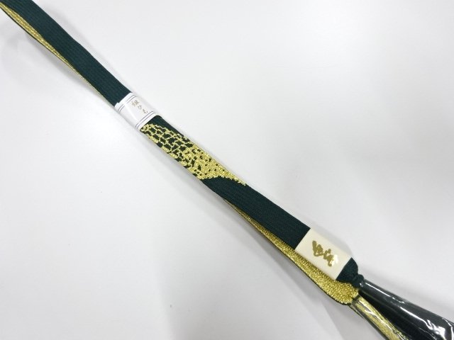 未使用品　正絹　高麗　手組帯締め